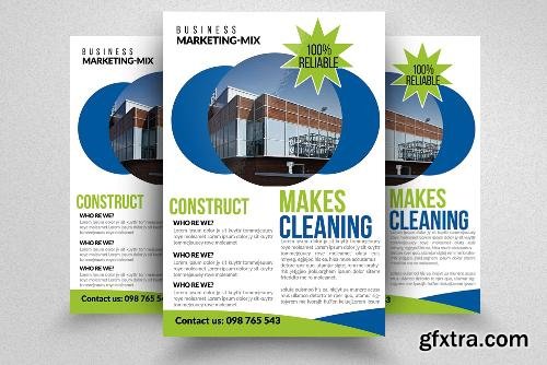 CreativeMarket Civil Engineer & Construction Flyer 684012