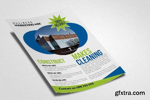 CreativeMarket Civil Engineer & Construction Flyer 684012