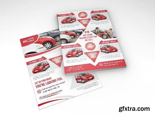 CreativeMarket Car for Sale Flyer 684470