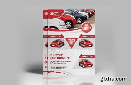 CreativeMarket Car for Sale Flyer 684470