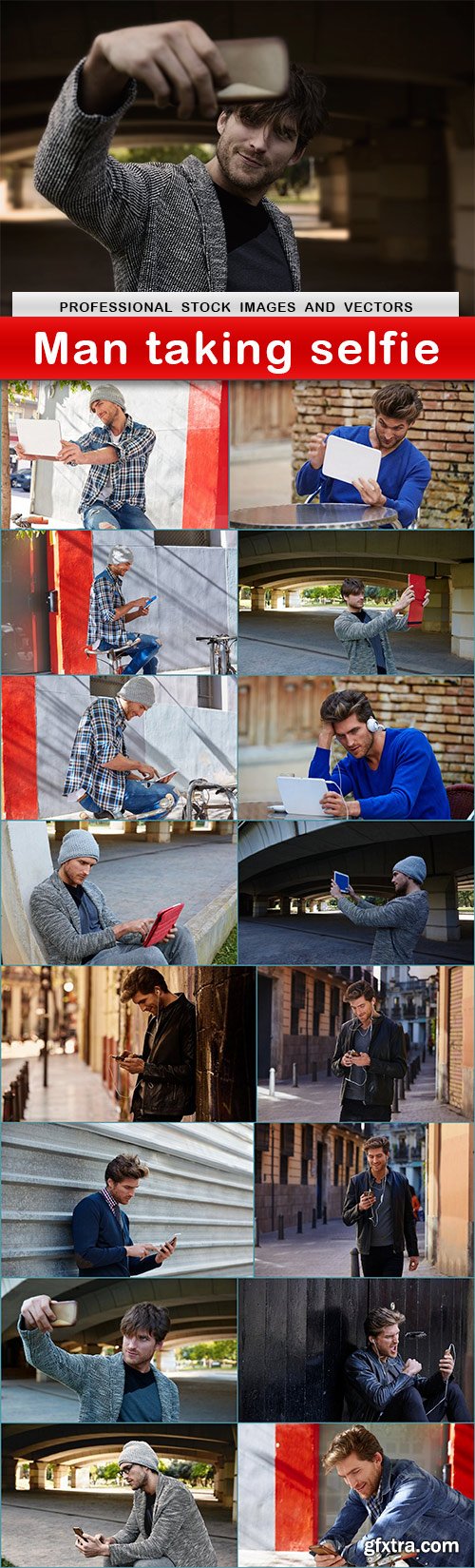 Man taking selfie - 17 UHQ JPEG