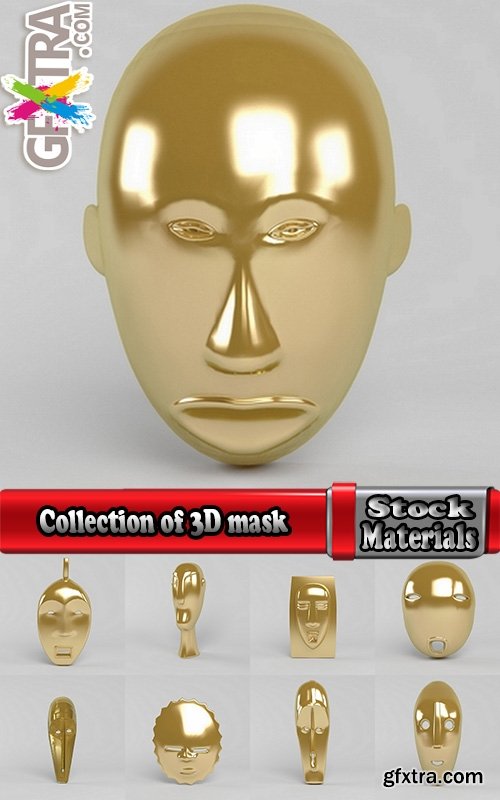 Collection of 3D mask grimace smiley face 25 HQ Jpeg