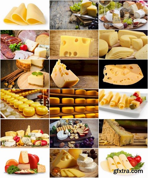 Collection of cheese milk product 25 HQ Jpeg