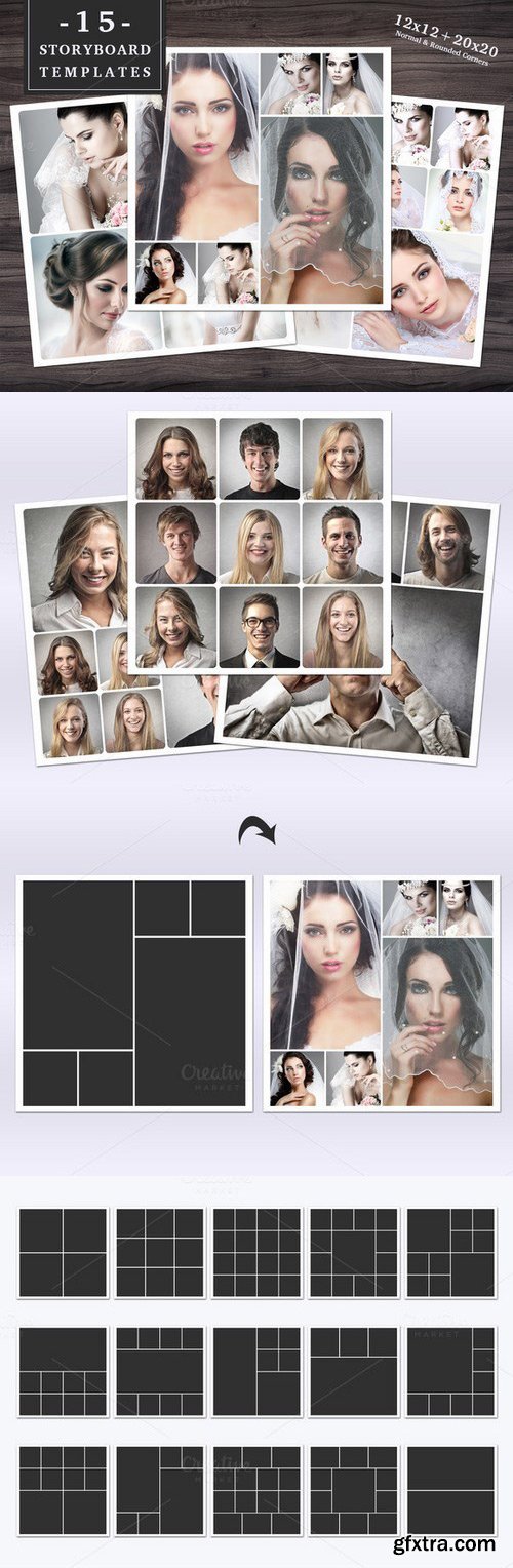 CM - Storyboard Templates Set 003 687010