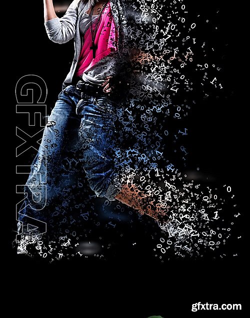 GraphicRiver - Binary Photoshop Action 16396181