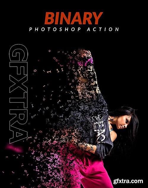 GraphicRiver - Binary Photoshop Action 16396181