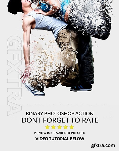 GraphicRiver - Binary Photoshop Action 16396181