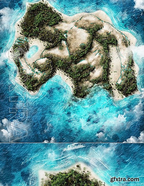 GraphicRiver - Island Photoshop Action 16413950