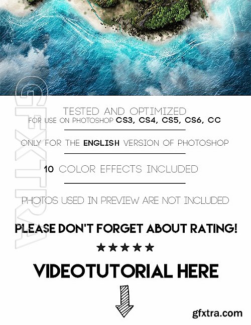 GraphicRiver - Island Photoshop Action 16413950