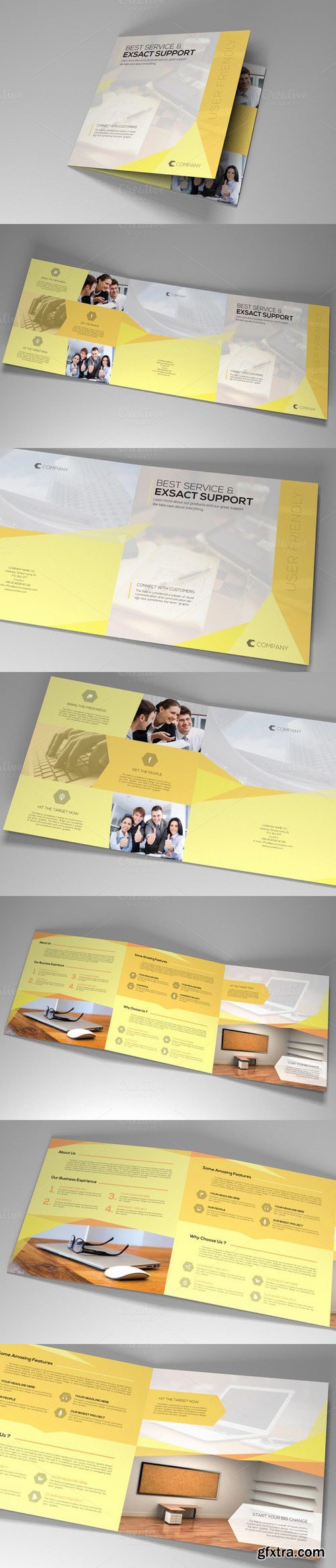 CM - Indesign Brochure yellow theme 689555