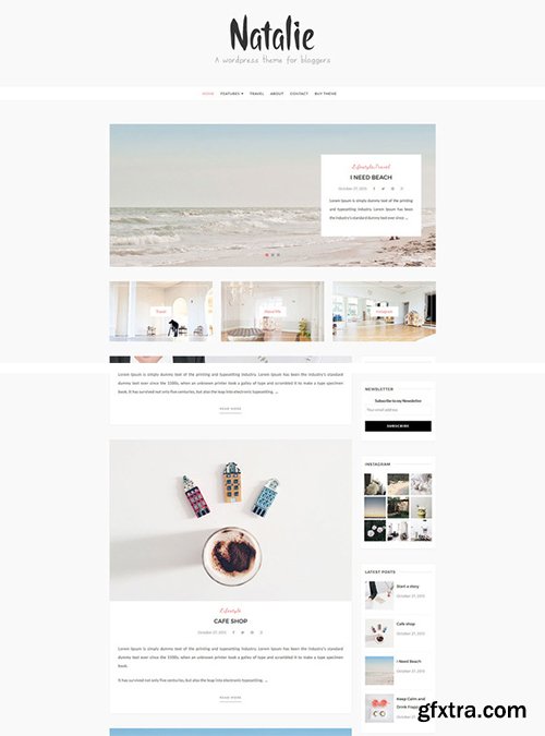 Natalie - Wordpress Blog Theme - CM 686348