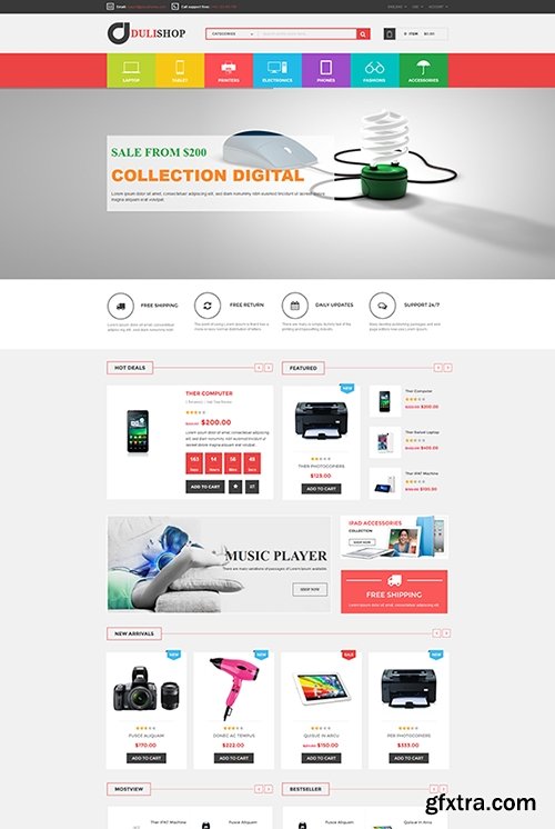 PosThemes - Dulishop v1.0 - Responsive Prestashop 1.6.1.1 HiTech Theme