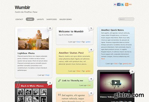 Themify - Wumblr v1.9.9 - WordPress Theme