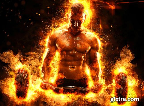 GraphicRiver - Fire Photoshop Action - 16479230