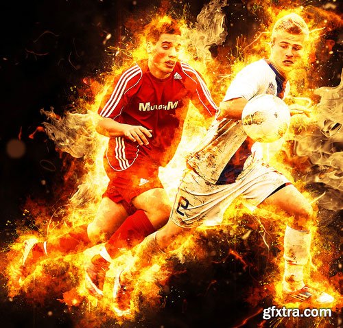 GraphicRiver - Fire Photoshop Action - 16479230