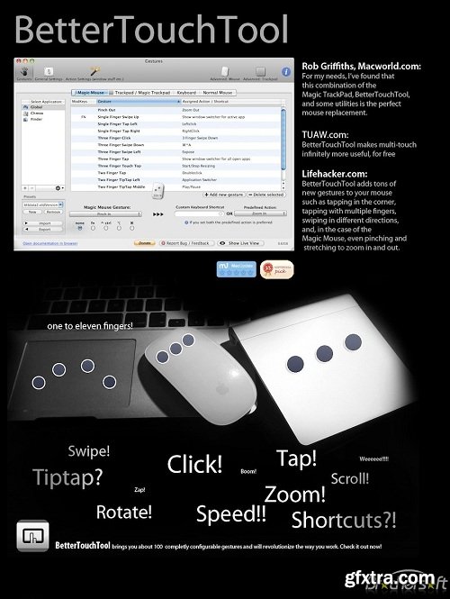 BetterTouchTool 1.75 (Mac OS X)