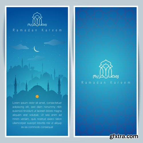 Eid Mubarak Papercut Style 3 - 48 EPS