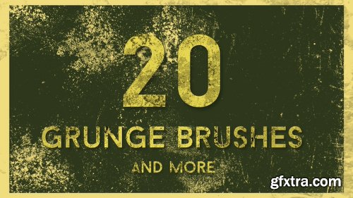 CreativeMarket Grungana Brush Pack w/ EXTRAS 705975