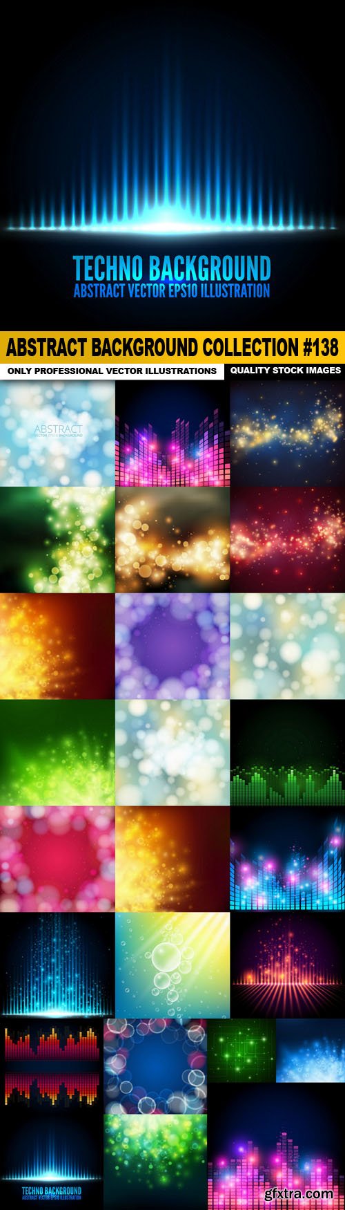 Abstract Background Collection #138 - 25 Vector