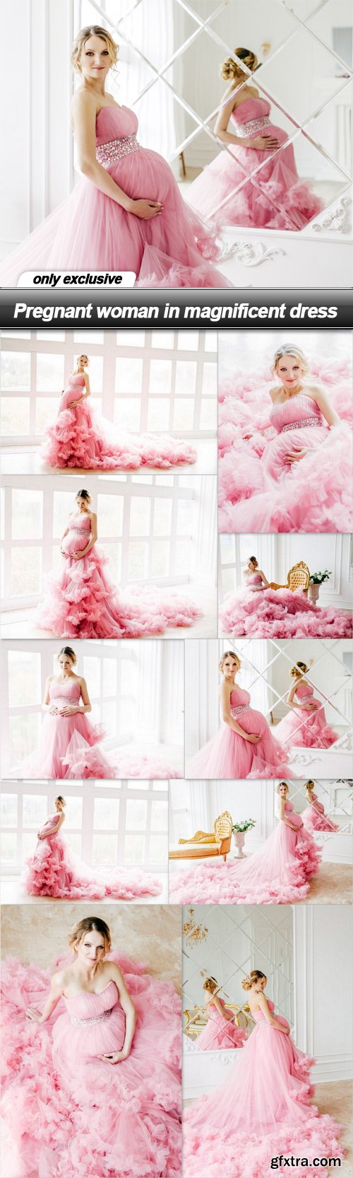 Pregnant woman in magnificent dress - 10 UHQ JPEG