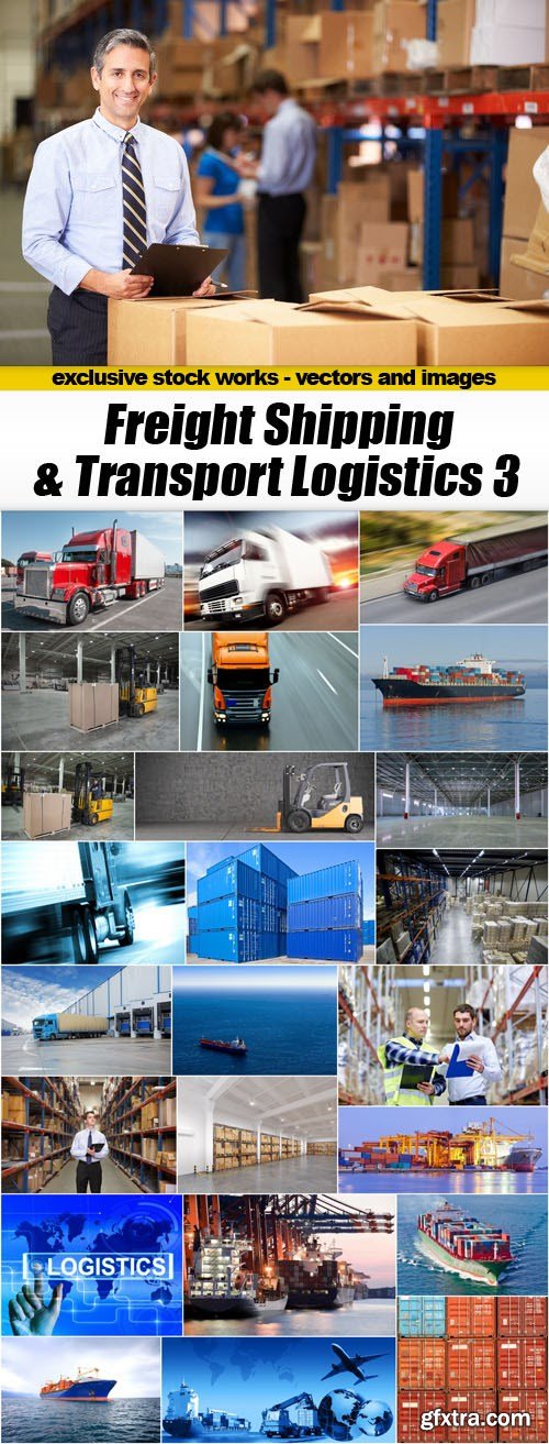 Freight Shipping & Transport Logistics 3 - 25xUHQ JPEG