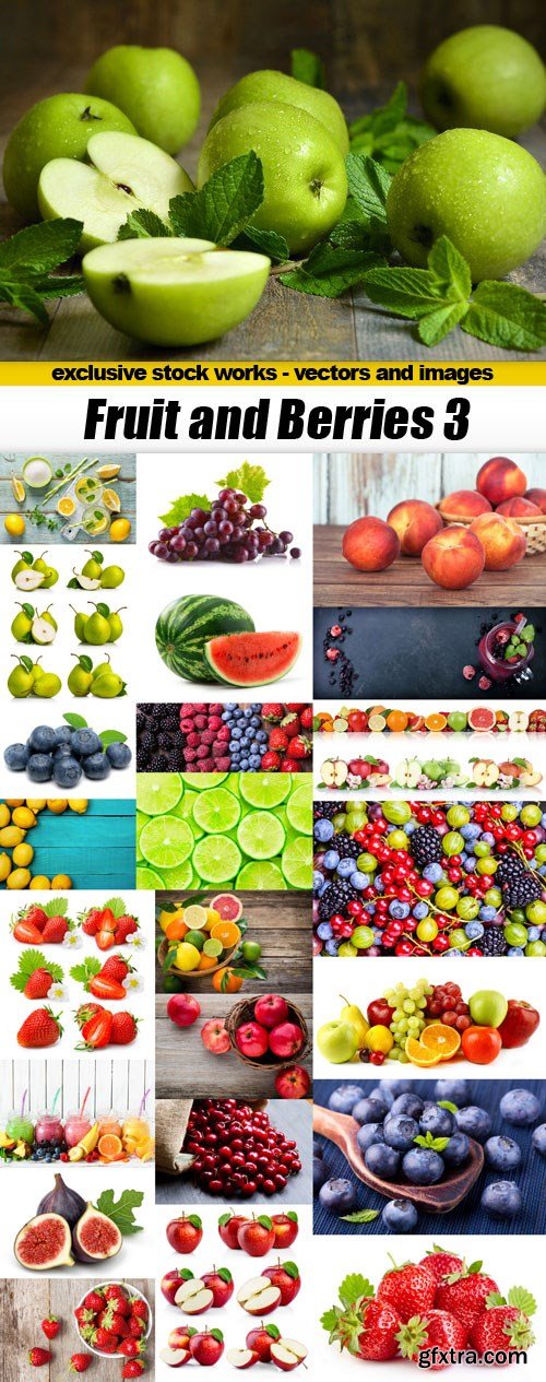 Fruit and Berries 3 - 25xUHQ JPEG