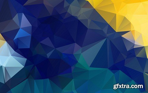 Abstract Polygonal Triangular Background 2 - 25xEPS