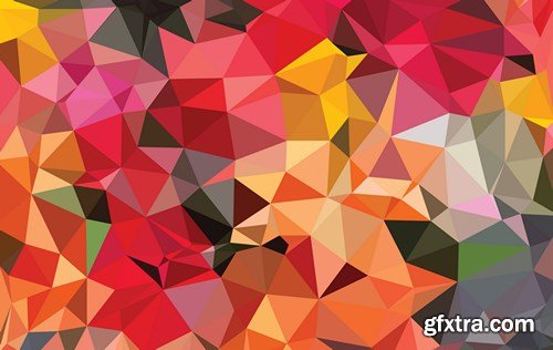 Abstract Polygonal Triangular Background 2 - 25xEPS