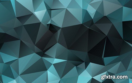 Abstract Polygonal Triangular Background 2 - 25xEPS