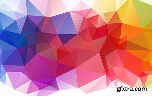 Abstract Polygonal Triangular Background 2 - 25xEPS