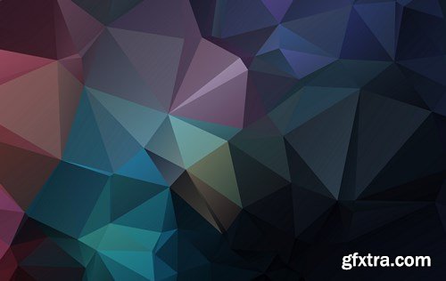 Abstract Polygonal Triangular Background 2 - 25xEPS