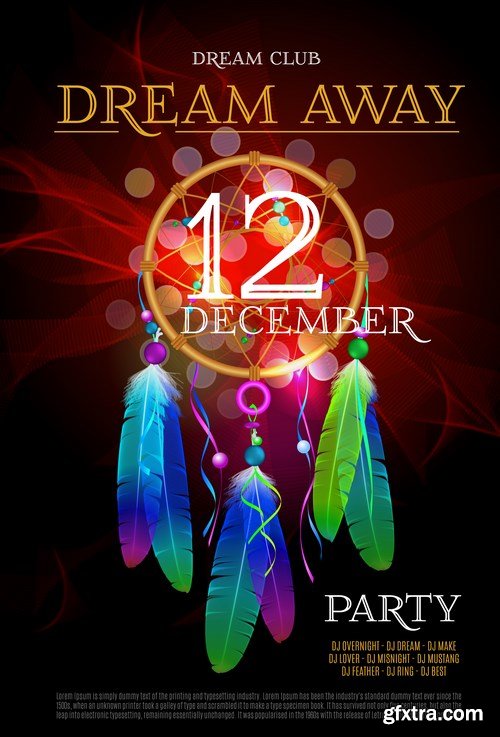 Disco, Music & Party Poster 3 - 20xEPS