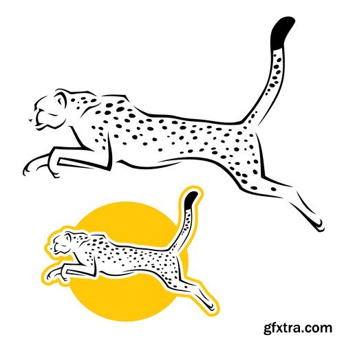 Cheetah symbol 10X EPS