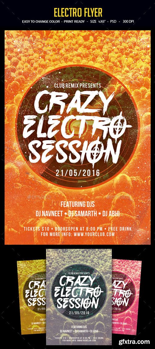 GraphicRiver - Electro Flyer - 16439727