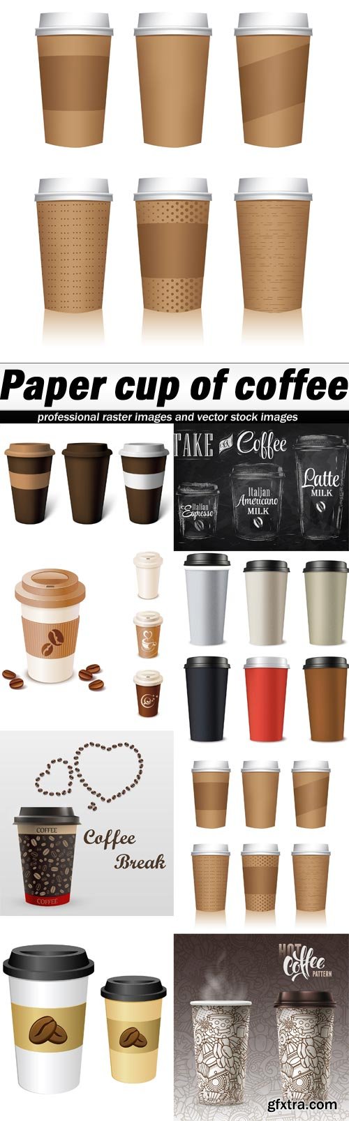 Paper cup of coffee-8xEPS