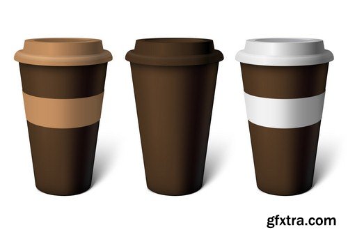 Paper cup of coffee-8xEPS