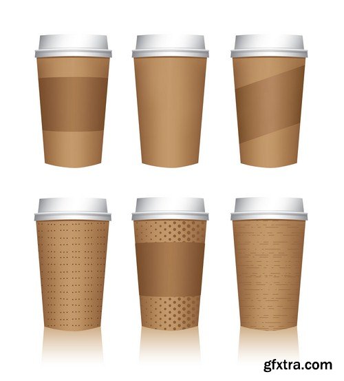 Paper cup of coffee-8xEPS