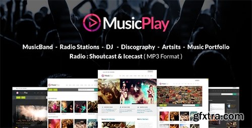 ThemeForest - MusicPlay v4.4.0 - Music & DJ Responsive WordPress Theme - 5979416