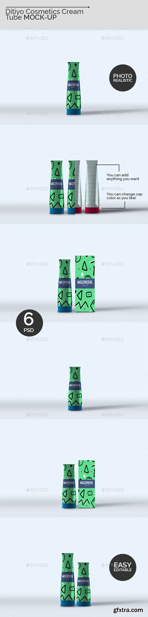 GraphicRiver - Ditiyo Cosmetics Tube Mock-Ups - 16439586