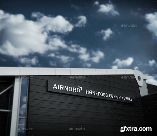 GraphicRiver - 3D Logo Signage Facade Wall Mock-Ups - 16439365