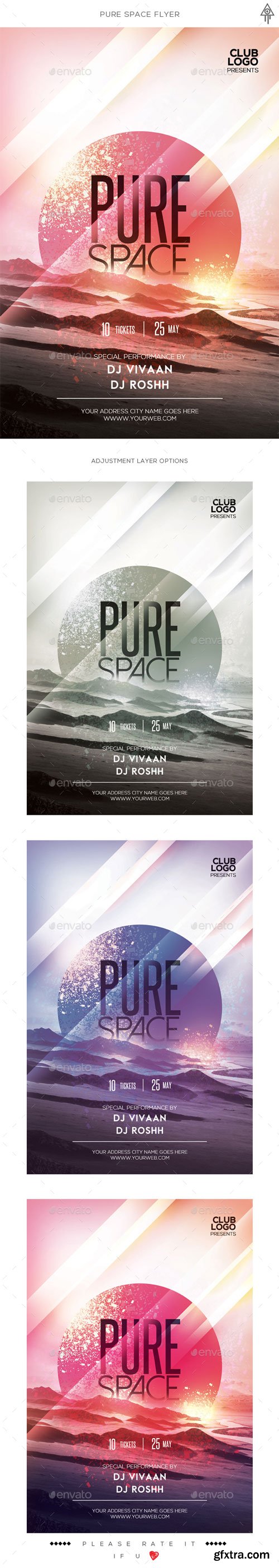 GraphicRiver - Pure Space Flyer - 16439376