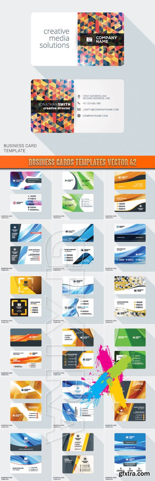 Business Cards Templates vector 62