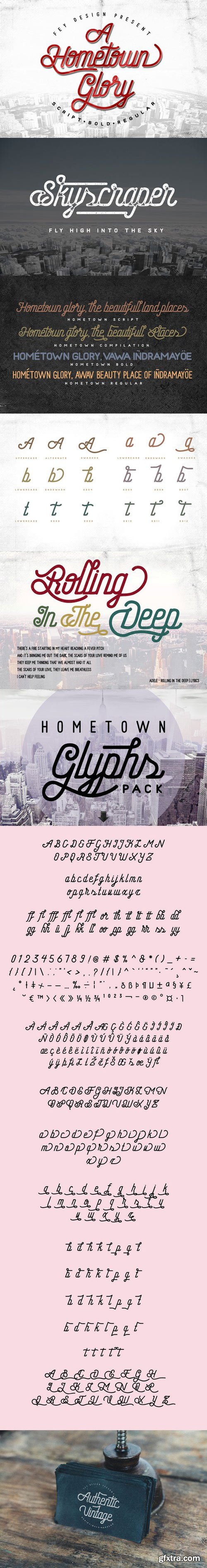 CM - Hometown Font Family 718515