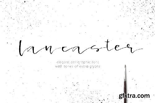 CreativeMarket Lancaster - calligraphic font 659039