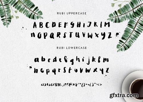 CreativeMarket Rubi Ink Brush Font 680961