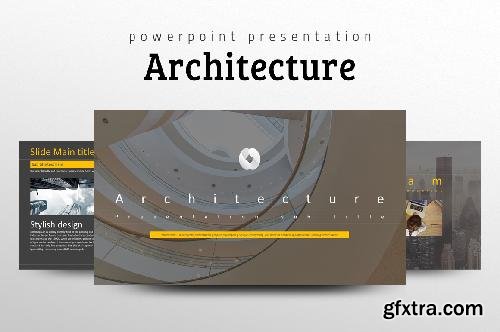 CreativeMarket Architecture PPT Template 686159