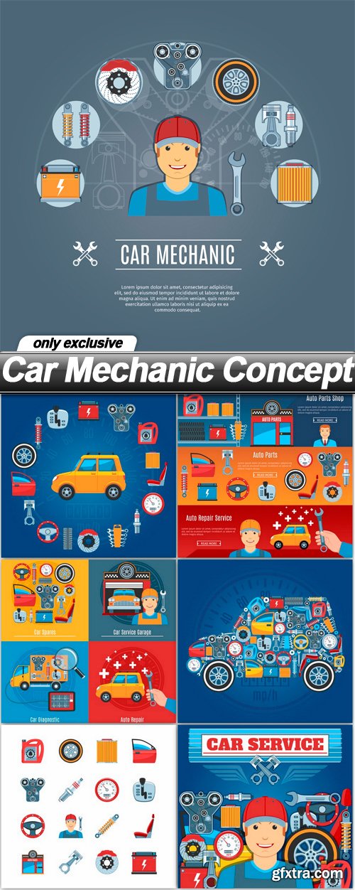 Car Mechanic Concept - 7 EPS