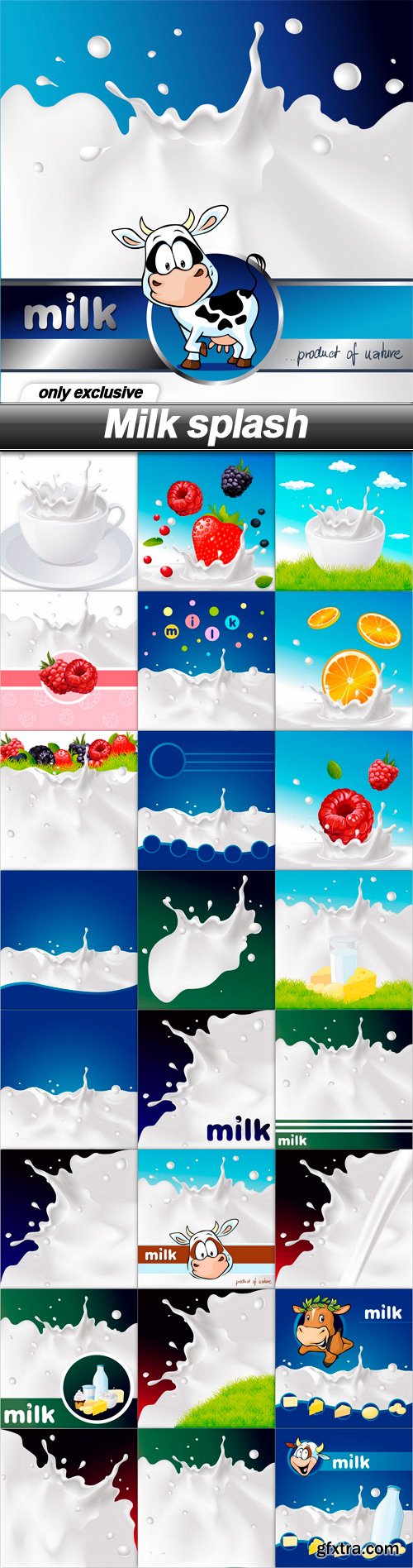 Milk splash - 25 EPS