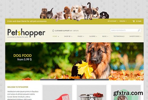 YiThemes - YITH Petshopper v1.4.8 - Ecommerce Theme For Pets Products