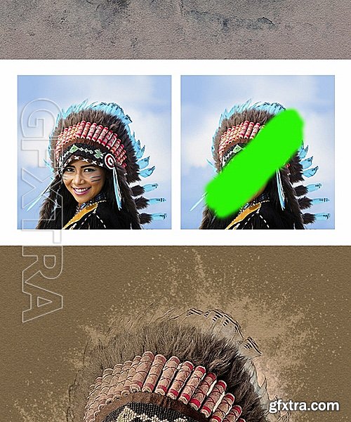 GraphicRiver - MixArt Old Illustrations Photoshop Action 16360446